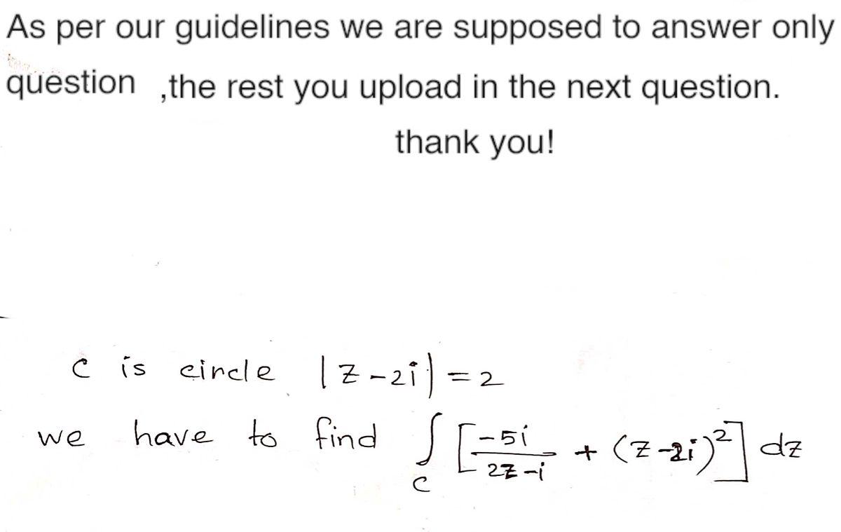 Advanced Math homework question answer, step 1, image 1